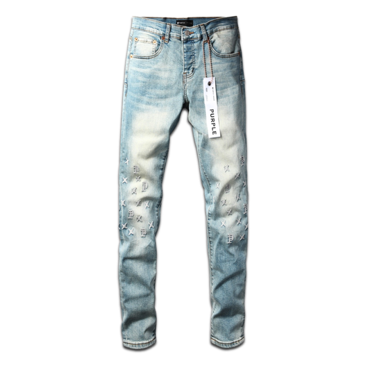 Purple Gradient Blue Jeans
