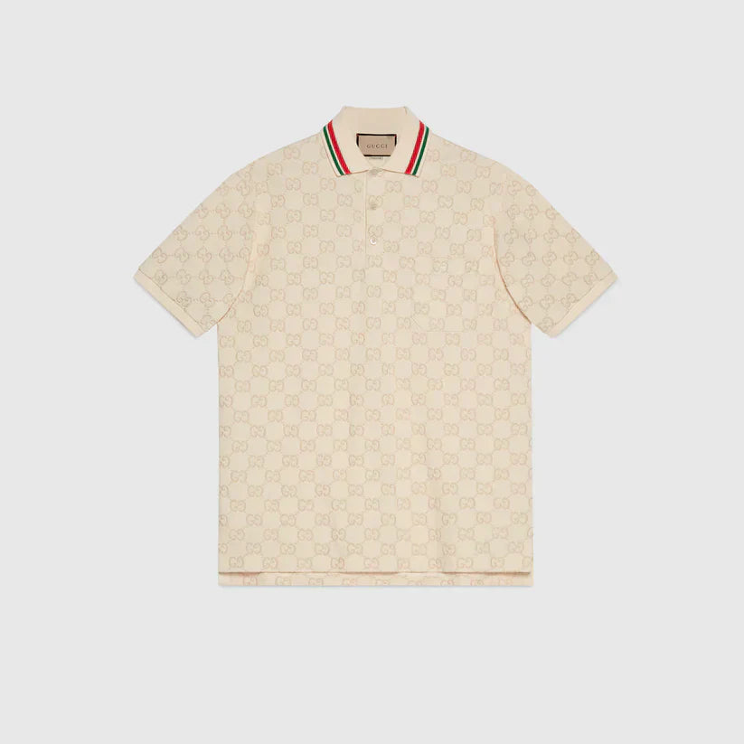 "GG" Monogram Polo Shirt