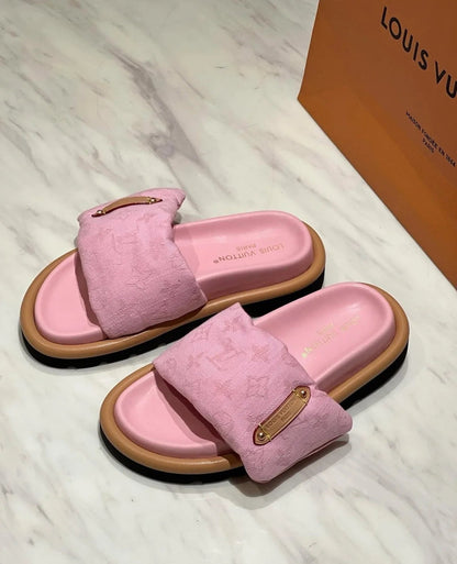 "LV" Sandalen Schwarz