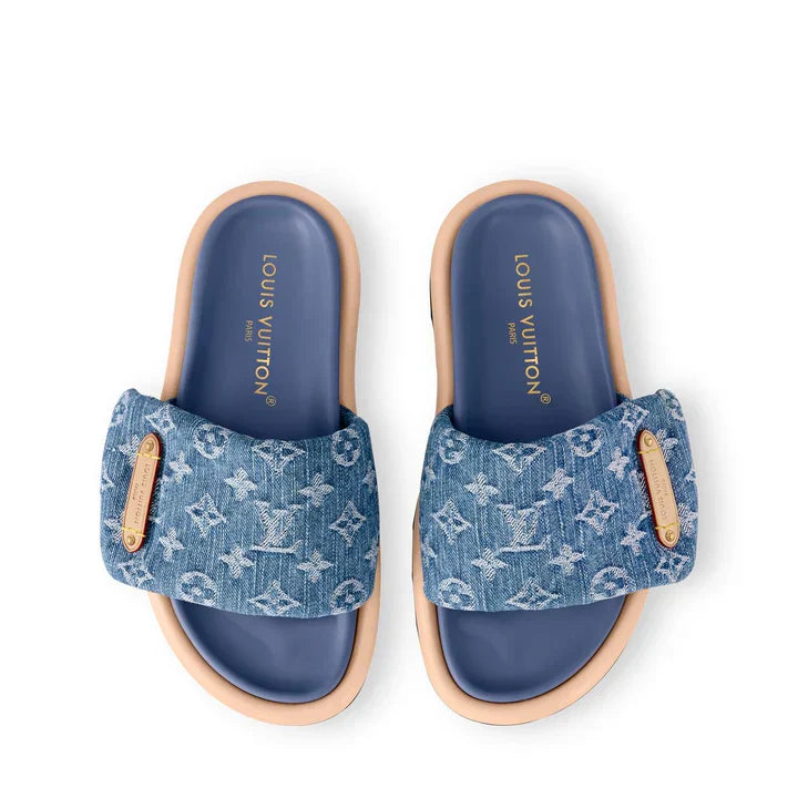 "LV" Sandalen Schwarz