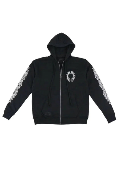 "Chrome" Zip Hoodie