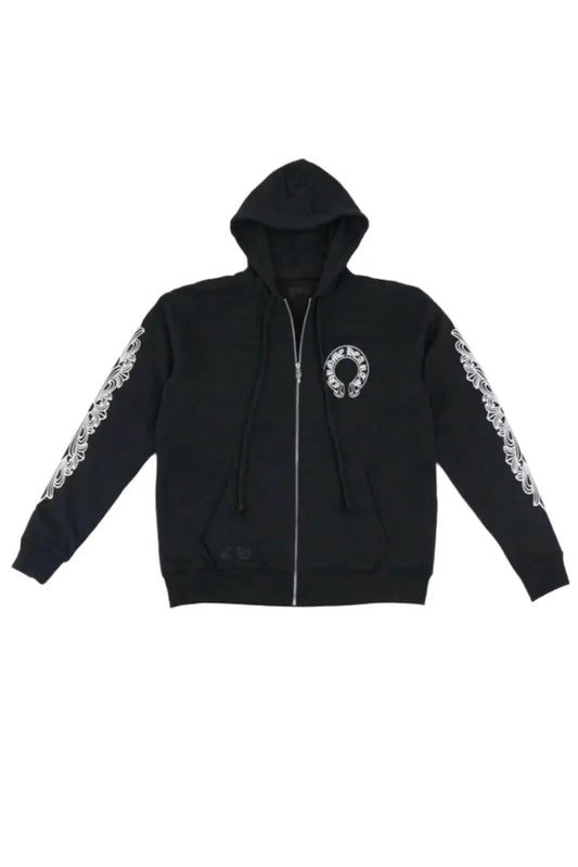 "Chrome" Zip Hoodie