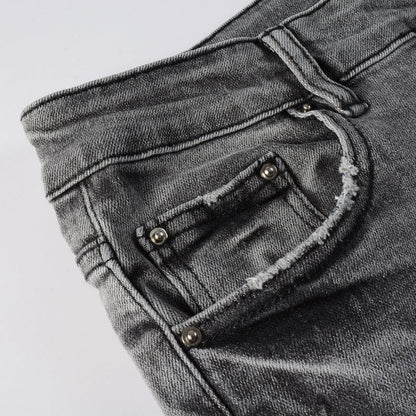 Amr Black Bandana Jeans